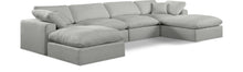 Load image into Gallery viewer, Comfy - 6 Piece Linen Modular Double Chaise Sectional

