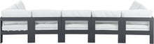 Load image into Gallery viewer, Nizuc - Outdoor Patio 7 Piece Modular Sectional With Gray Frame

