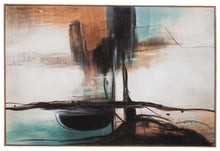 Load image into Gallery viewer, Brunonia - Wall Art - Teal / Orange / Black

