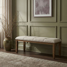 Load image into Gallery viewer, Ananda - Fabric Upholstered Bench

