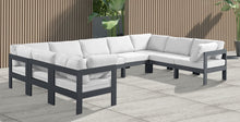 Load image into Gallery viewer, Nizuc - Outdoor Patio 9 Piece Modular Sectional With Gray Frame

