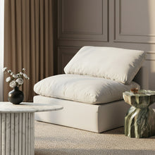 Load image into Gallery viewer, Indulge - Linen Armless Chair - White
