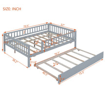 Load image into Gallery viewer, Multifunctional Wooden Daybed Bed
