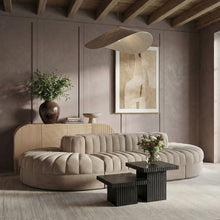 Load image into Gallery viewer, Rummi - Oval Velvet Performance Fabric Upholstered 8 Piece Modular Sectional

