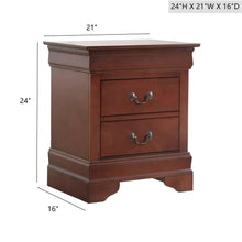 Load image into Gallery viewer, Traditional Style Design Nightstand
