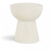 Load image into Gallery viewer, Avaya - Concrete And Fiberglass Indoor / Outdoor End Table - Cream
