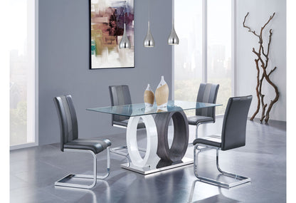 D1628 - Dining Table Base - Silver