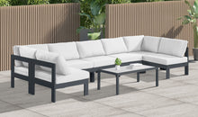 Load image into Gallery viewer, Nizuc - Outdoor Patio 7 Piece Modular Sectional With Gray Frame
