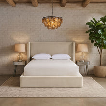 Load image into Gallery viewer, Kendall - Velvet Upholstered Bed - Cream
