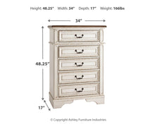 Load image into Gallery viewer, Realyn - Chest - Chipped White
