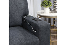 Load image into Gallery viewer, U0202 - Pull Out Sofa Bed - Dark Gray
