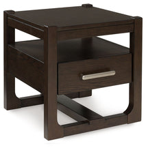 Load image into Gallery viewer, Breckington - Square End Table - Dark Brown
