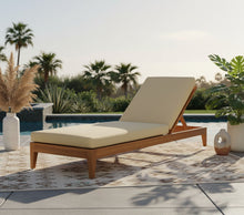 Load image into Gallery viewer, Mirella - Water Resistant Fabric Upholstered Outdoor Patio Chaise Lounge
