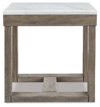 Load image into Gallery viewer, Loyaska - Square End Table - Brown / Ivory
