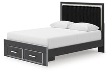 Load image into Gallery viewer, Zuraleus - Upholstered Panel Platform Storage Bed
