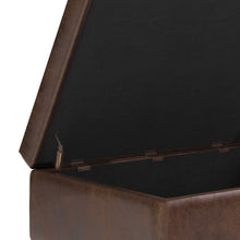 Load image into Gallery viewer, Shay - Large Square Coffee Table Storage Ottoman Mid-Century Style
