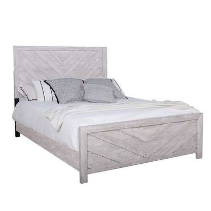 Biscayne - 6/6 King Headboard, Footboard & Slats - Driftwood