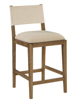 Load image into Gallery viewer, Avon - Linen Textured Performance Fabric Counter Stool
