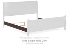 Load image into Gallery viewer, Alisdair - King Sleigh Rails - Reddish Brown
