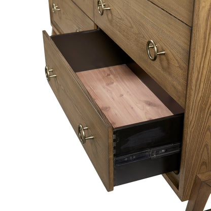 Elure - Hi-Leg Dresser - Latte
