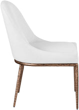 Load image into Gallery viewer, Ferro - Upholstered Dining Side Chair With Brushed Bronze Legs

