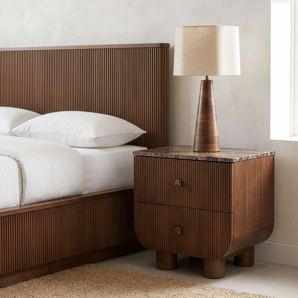 Cressa - Mango Wood Nightstand