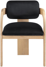 Load image into Gallery viewer, Cedra - Velvet Performance Fabric Upholstered Dining Chair (Set of 2) - Natural Frame
