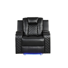 Load image into Gallery viewer, Benz - LED &amp; Power Recliner Chair With Adjustable Headrest
