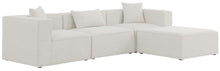 Load image into Gallery viewer, Cube - Linen 4 Piece Modular Sectional With Chaise
