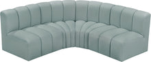 Load image into Gallery viewer, Arc - Faux Leather 4 Piece Corner Modular Sofa
