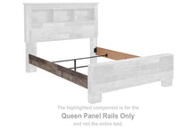 Load image into Gallery viewer, Derekson - Queen Panel Rails - Multi Gray
