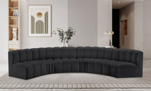 Load image into Gallery viewer, Arc - Faux Leather 6 Piece U-Shaped Modular Sofa
