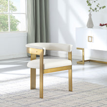 Load image into Gallery viewer, Romeo - Faux Leather Dining Chair With Gold Base (Set of 2)
