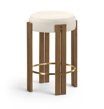 Load image into Gallery viewer, Harrison - Vegan Leather Counter Stool

