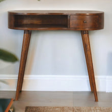 Load image into Gallery viewer, Rounded Writing Desk - Chestnut
