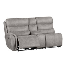 Load image into Gallery viewer, Kamari - LAF Console Loveseat With Dual Power Headrest &amp; Footrest - Gray
