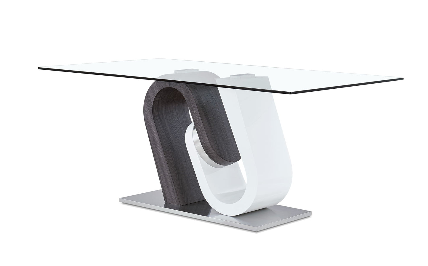 D4127 - Dining Table Base - Silver
