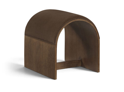 Sable - Velvet Performance Fabric Upholstered Bench