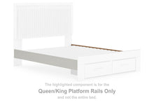 Load image into Gallery viewer, Zuraleus - Queen/King Platform Rails - White
