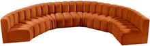 Load image into Gallery viewer, Arc - Velvet 8 Piece U-Shaped Modular Sofa
