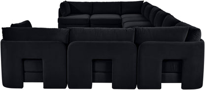 Hammond - Velvet Performance Fabric Upholstered 10 Piece Sectional