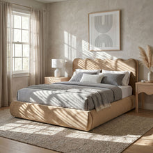 Load image into Gallery viewer, Tempo - Velvet Upholstered Bed

