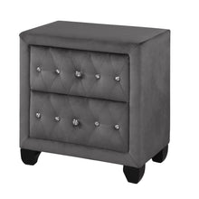 Load image into Gallery viewer, Sophia - 2 Drawer Nightstand - Gray
