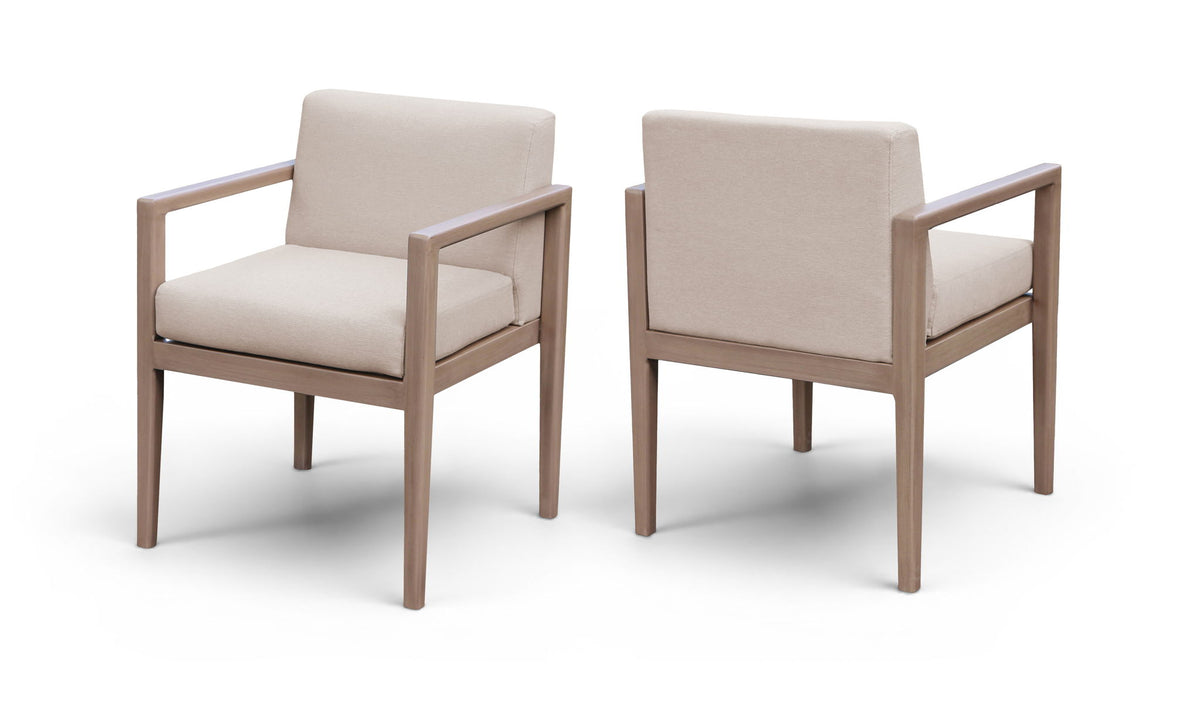 Solace - Olefin Performance Fabric Outdoor Patio Dining Arm Chair