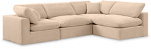 Load image into Gallery viewer, Comfy - 4 Piece Velvet Modular Armless Sectional
