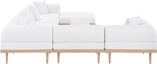 Load image into Gallery viewer, Laguna - 7 Piece Resilient Water Resistant Fabric 142" Upholstered Outdoor Patio Modular Sectional
