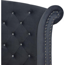 Load image into Gallery viewer, Crown Mark Furniture Lucinda Queen Upholstered Panel Bed in Gray B9260-Q
