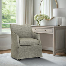Load image into Gallery viewer, London - Upholstered Skirted Dining Arm Chair
