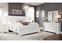 Load image into Gallery viewer, Pompei - Full Bed With LED - White
