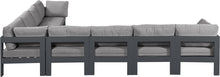 Load image into Gallery viewer, Nizuc - Outdoor Patio 8 Piece Modular Sectional With Gray Frame
